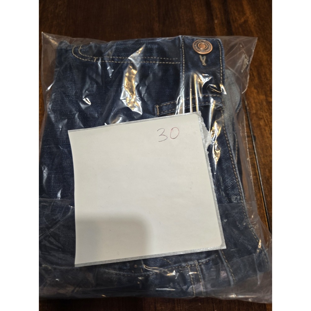 Tommy Bahama Cropped Denim Capri Cuffed Pants Womens 30" Midrise Blue Beach Luxe - Picture 9 of 9